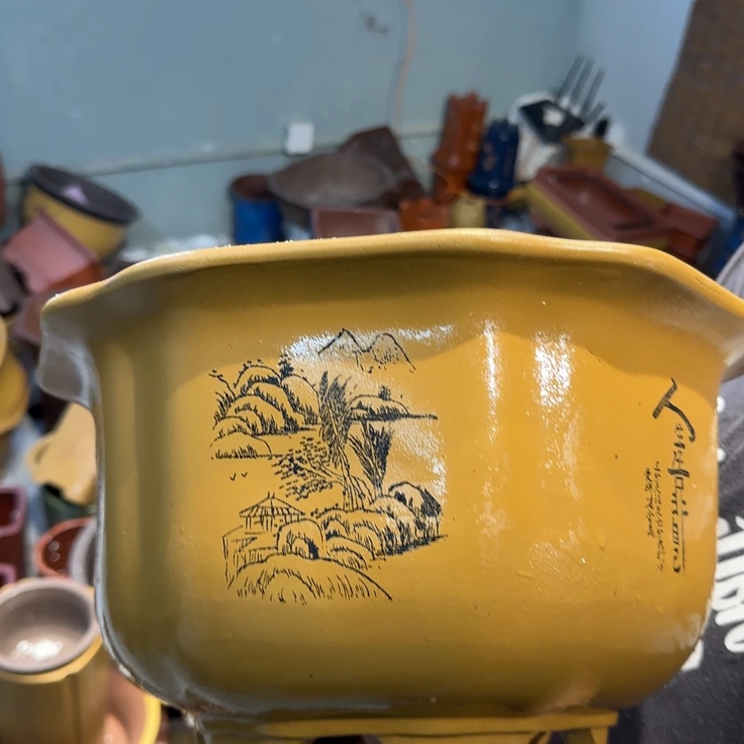 紫砂花盆口径27.15口径