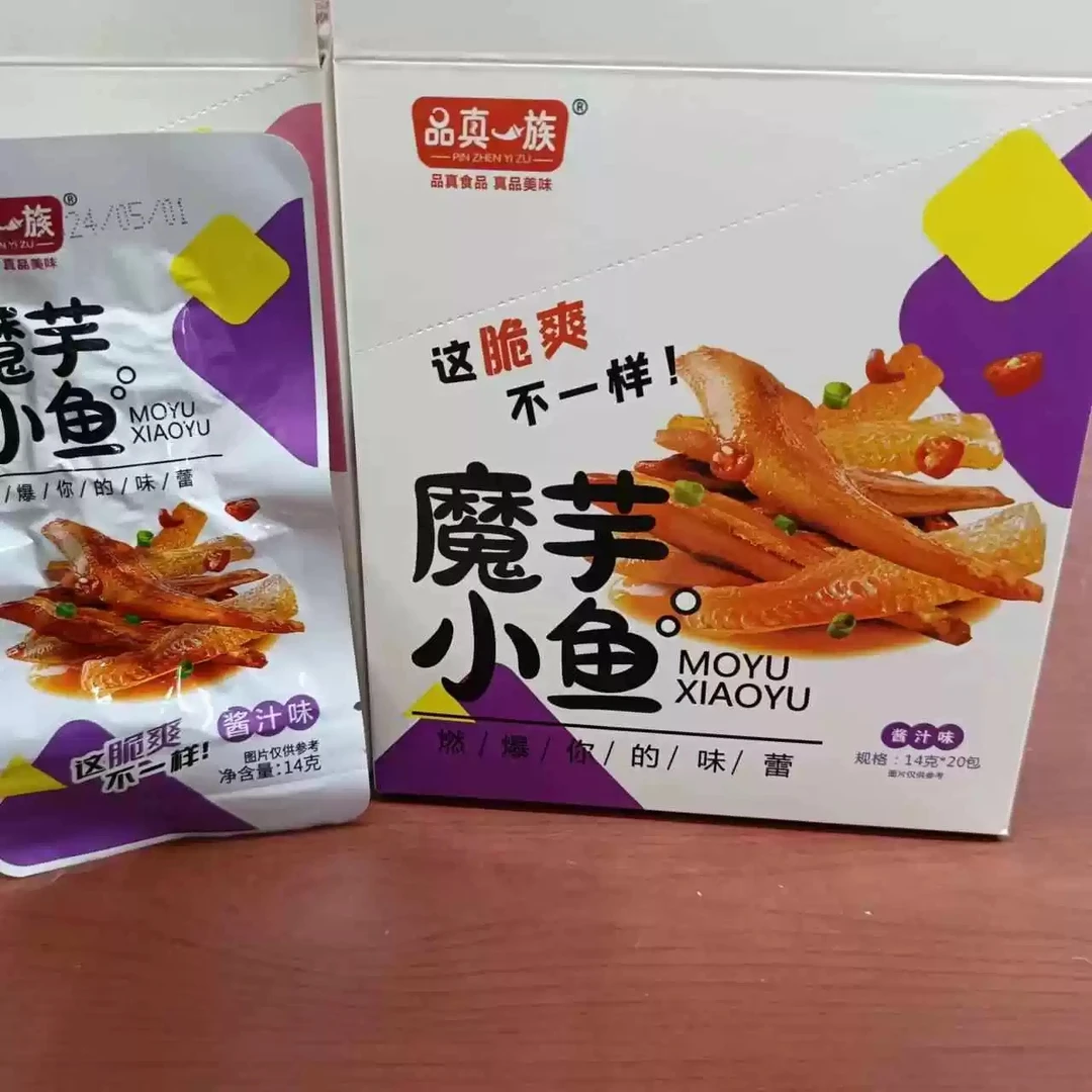 品真一族魔芋小鱼香辣酱汁味下饭菜休闲零食