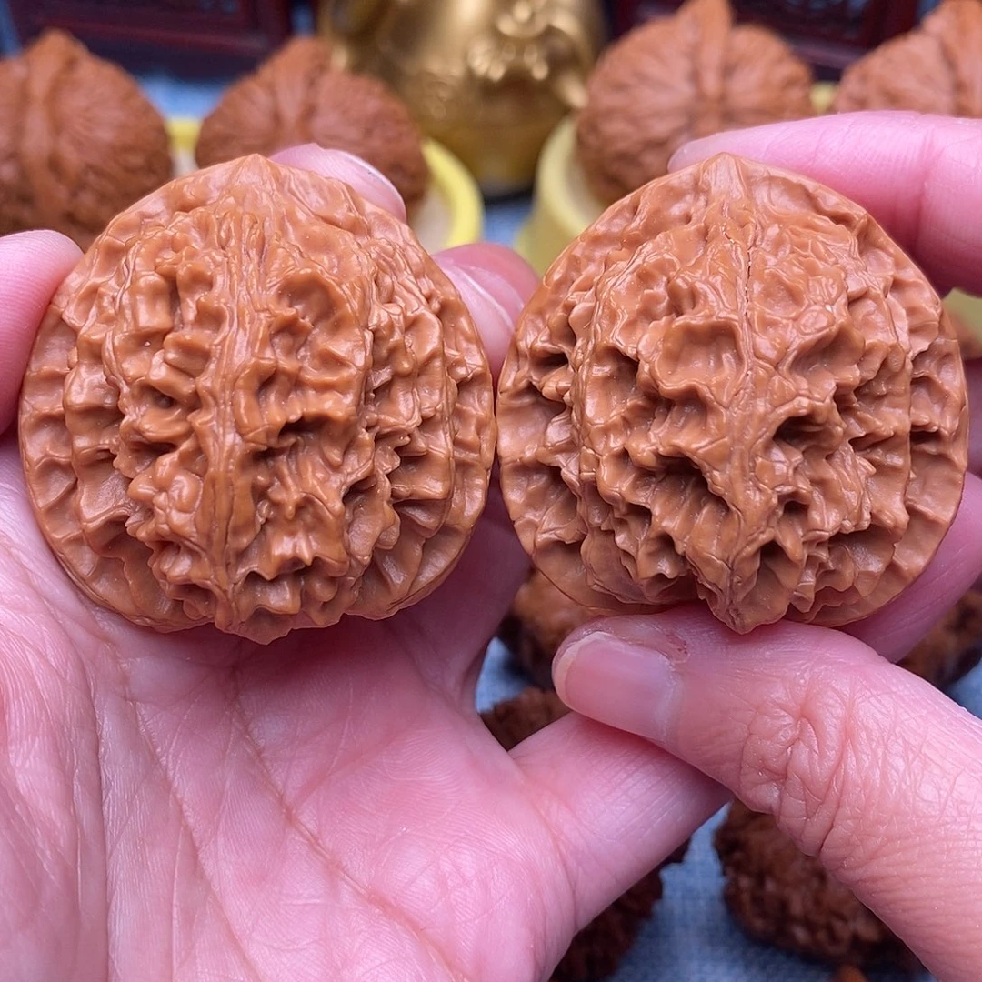 把件文玩核桃毕业精品桃心苹果42.5尺