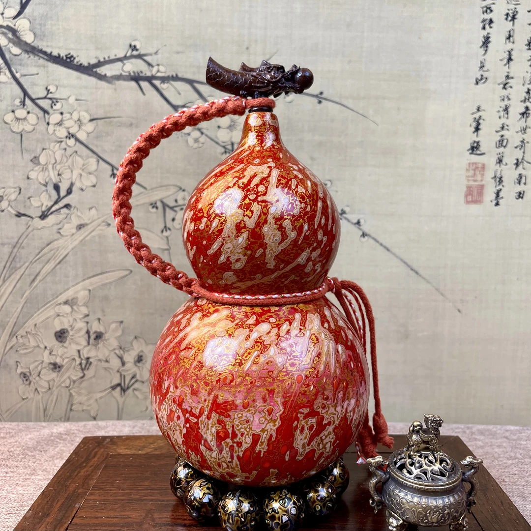 【丹砂金葫】大漆一物一拍记葫堂出品