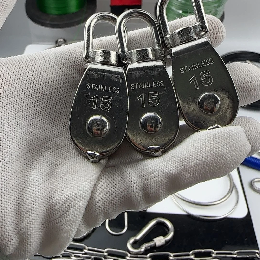 304不锈钢滑轮15号3个