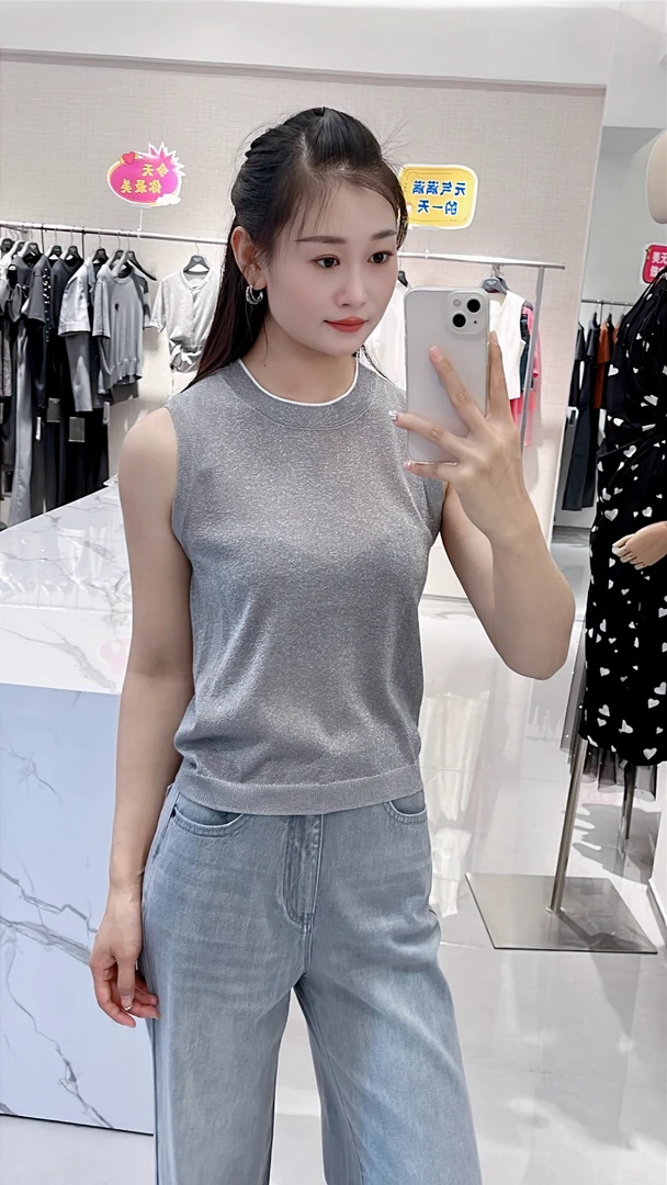 H729015424華家曼2025夏季新款无袖针织