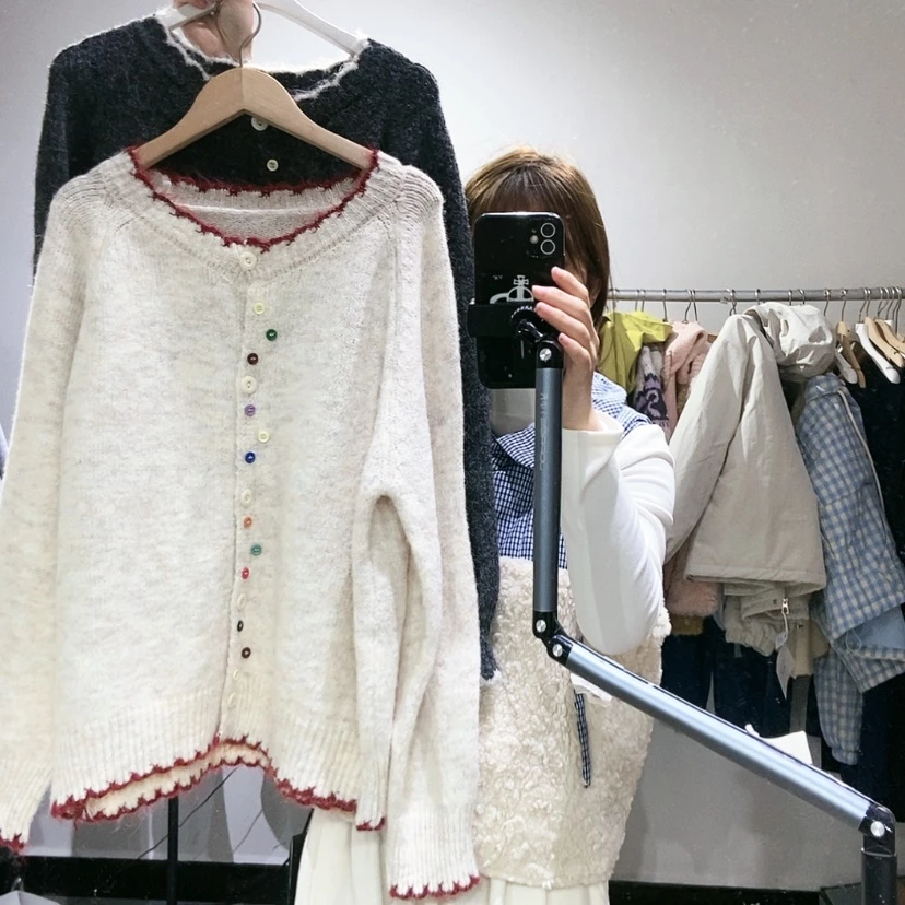 【闪购商品】燕麦开衫