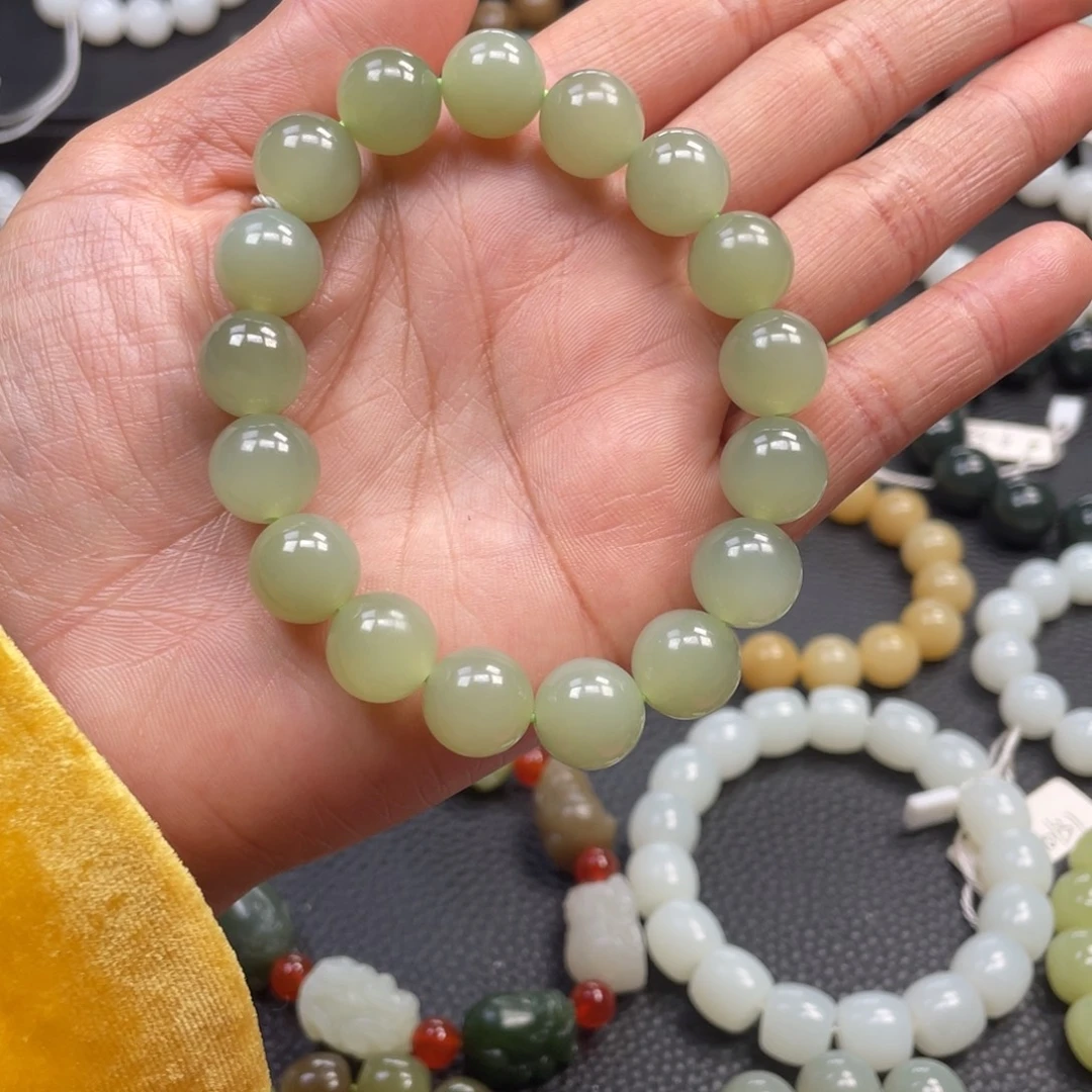 和田玉未镶嵌手链