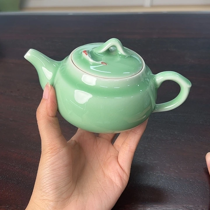龙泉云间青瓷小米茶器