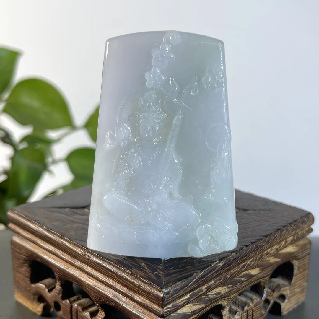 JTA21-54 天然缅甸A货翡翠 虚空藏