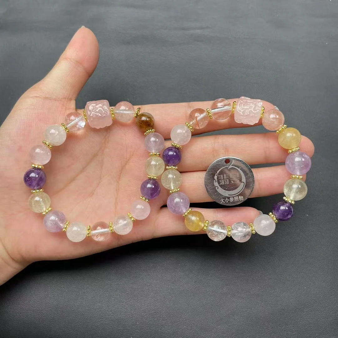 翡昱-N06-46775-722-水晶手串/约9-11+/约15颗/-多样性发其一-C