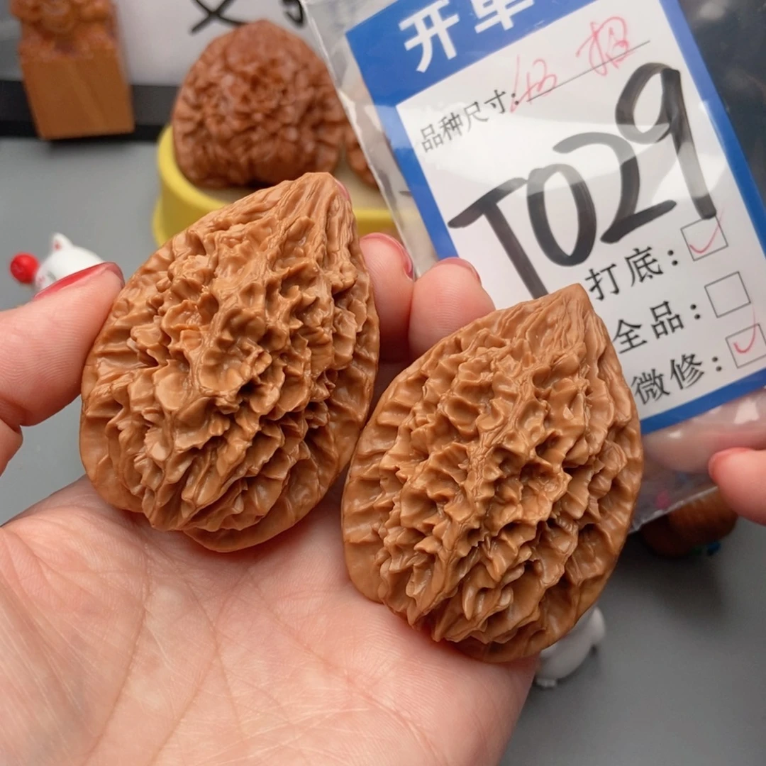 吊坠桃核核桃招财