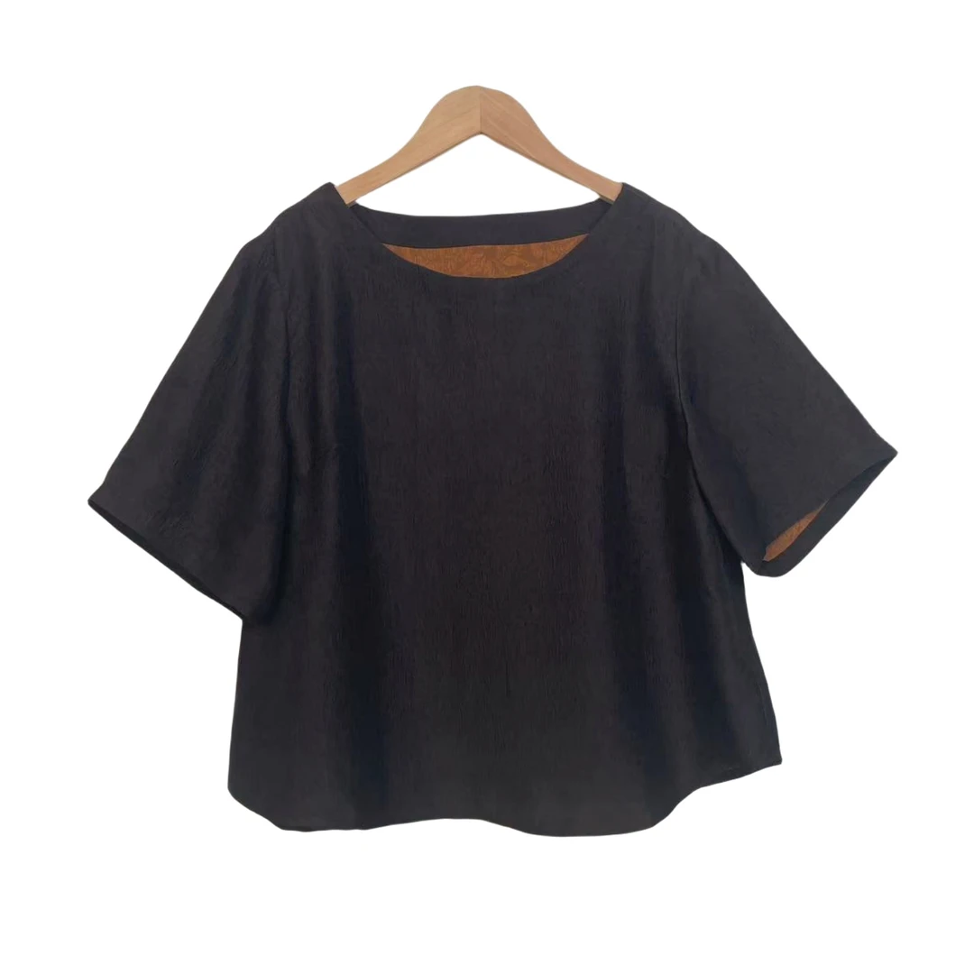 【凌萝】高端重磅花萝经典时尚百搭小衫