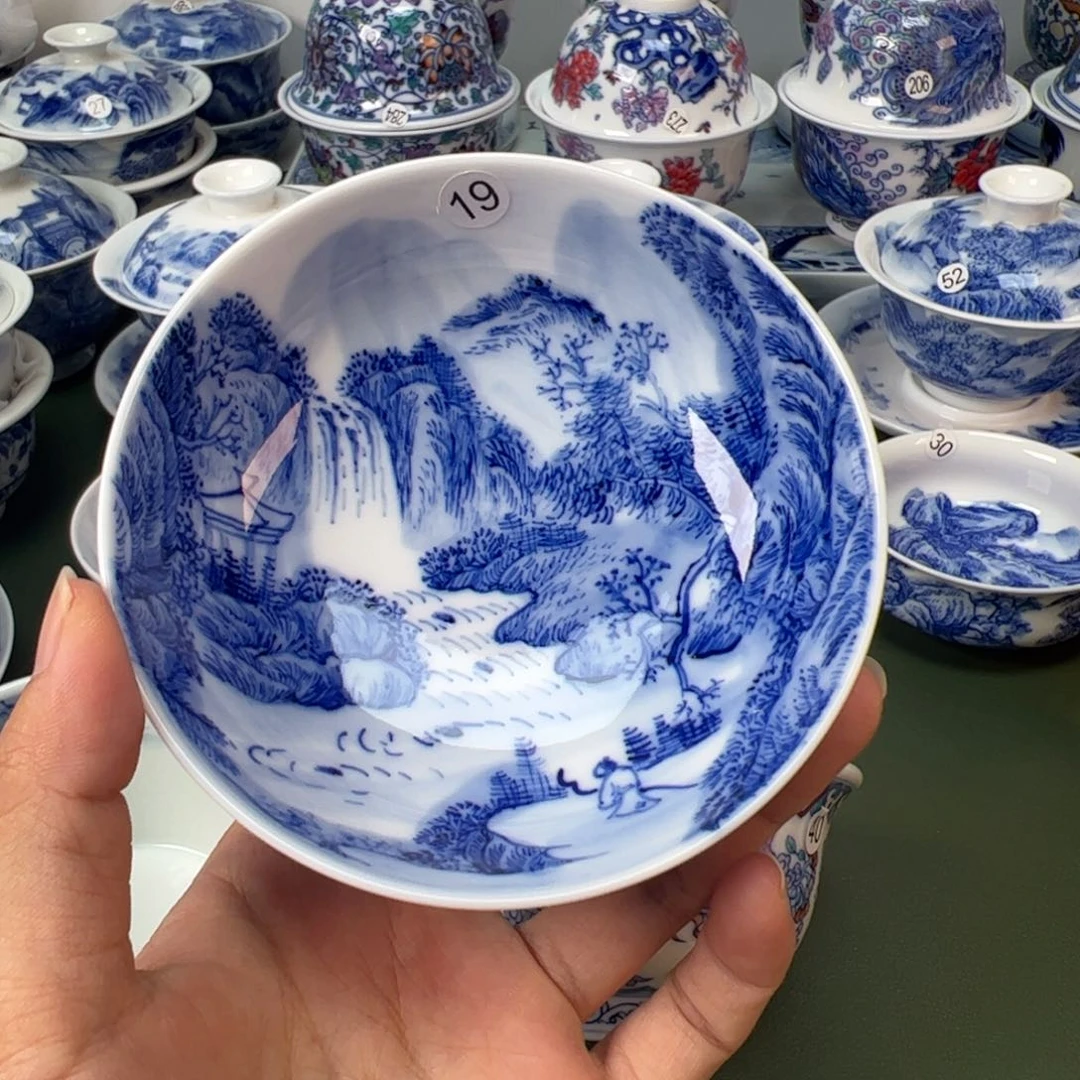 木木景德镇纯手工纯手绘茶具19