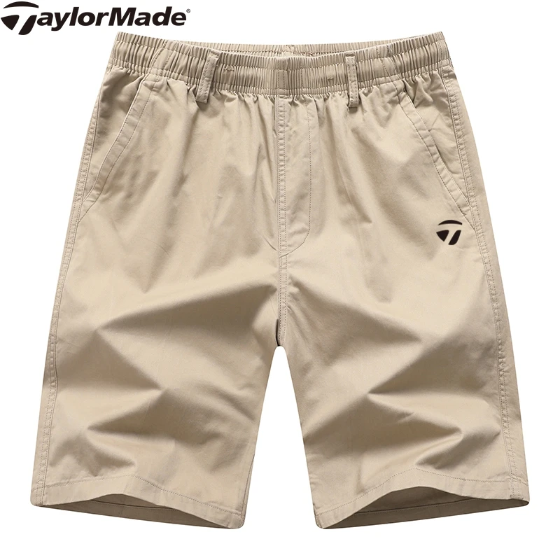 Taylormade泰勒梅高尔夫夏季男士户外运动速干弹力透气军绿色短裤