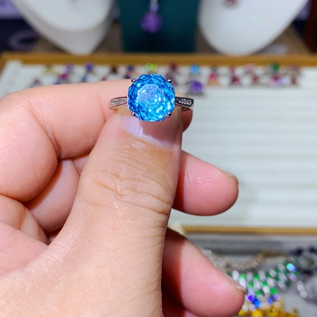 银S925镶嵌耳饰紫晶
