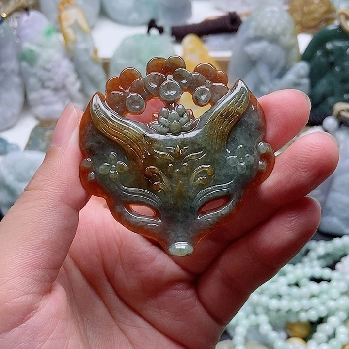 翡翠未镶嵌吊坠(不含链)1