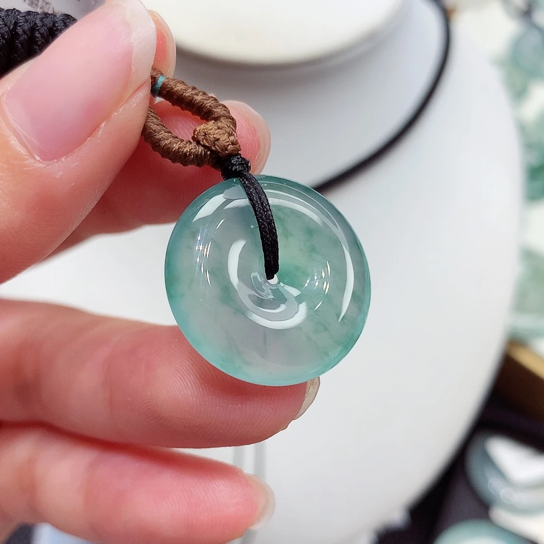 颈饰未镶嵌翡翠翡翠98，20.6/5.2