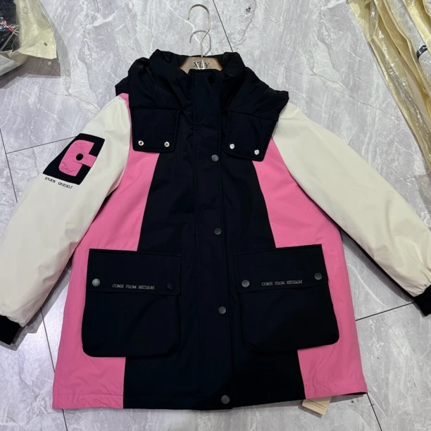 芮娜依莲9205 高品质面料冬款大码女装羽绒服