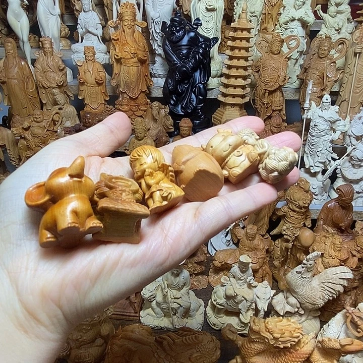 柏木（崖柏）6个小动物