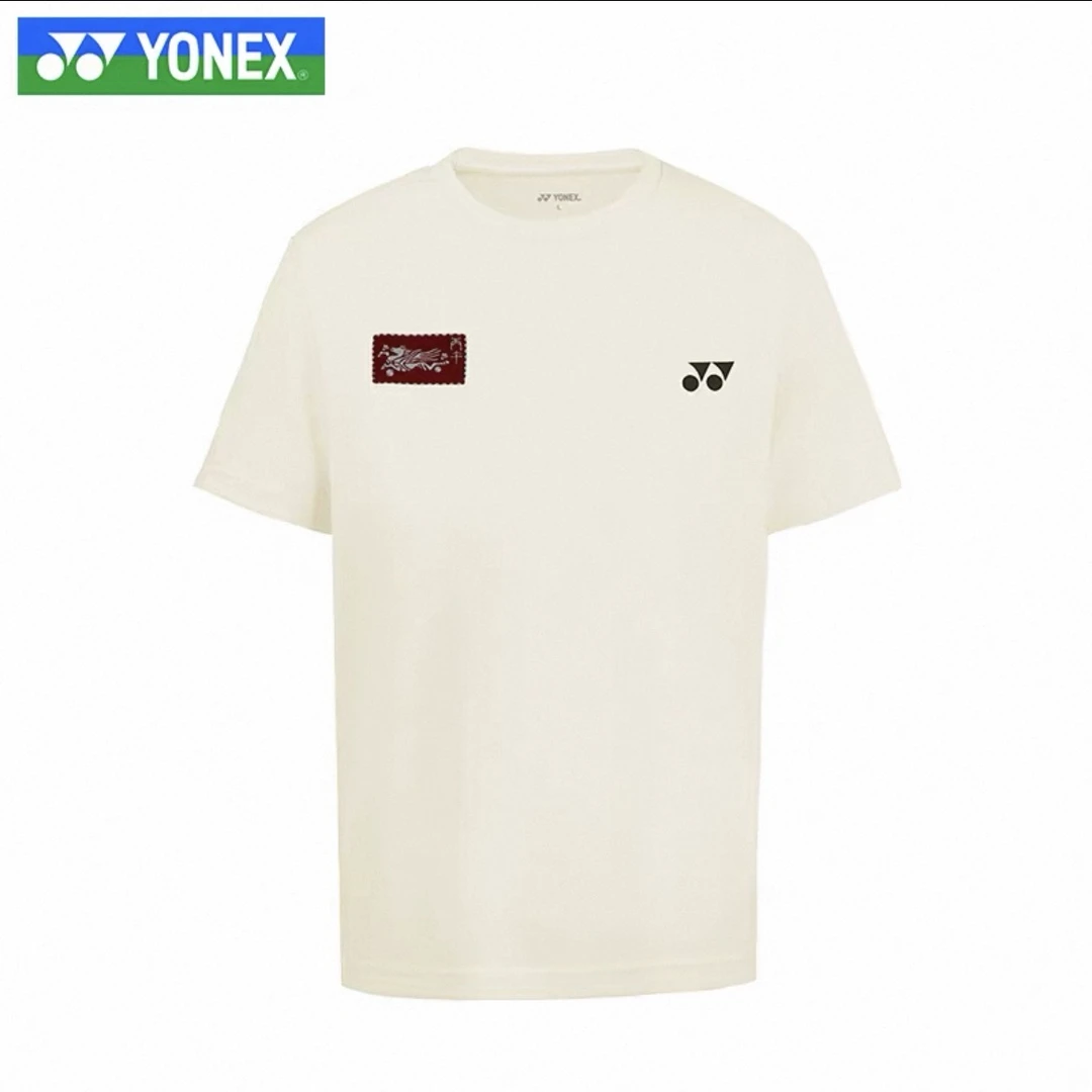 YONEX/尤尼克斯2026YONEX羽毛球服男女马年纪念短袖T恤YOBC5129CR