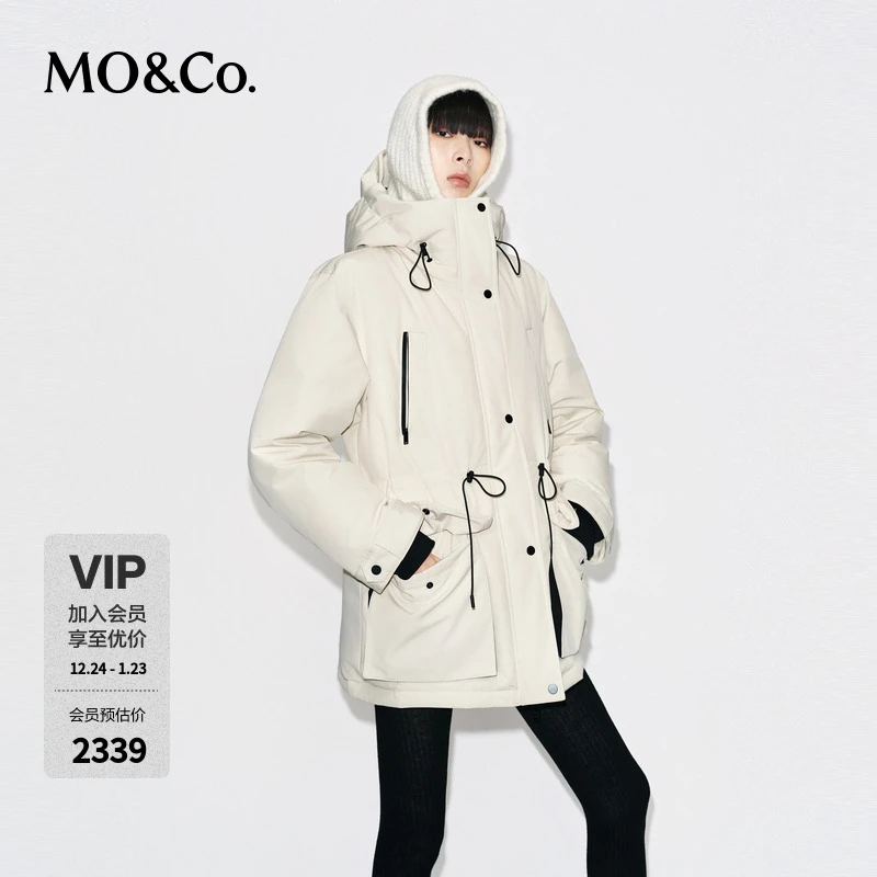 MOCO羽绒服2025冬新品90鸭绒抗寒防风【轻暖漫游系列】MBE4EINT02