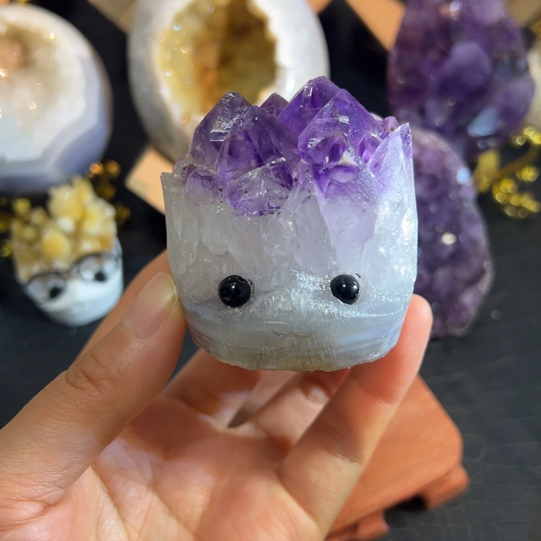 珠宝半成品紫晶未镶嵌4