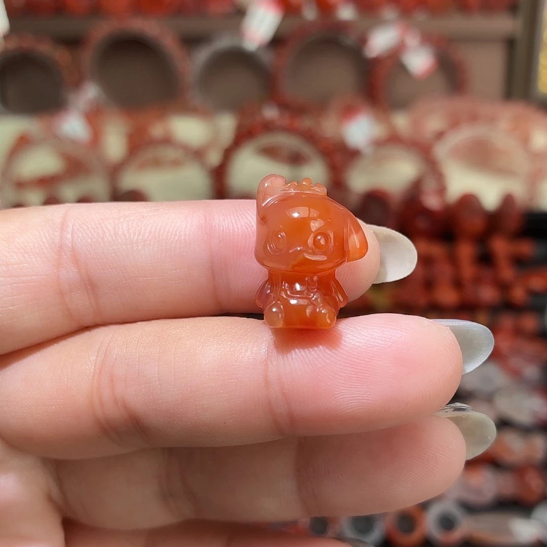 南红玛瑙未镶嵌颈饰拉布布