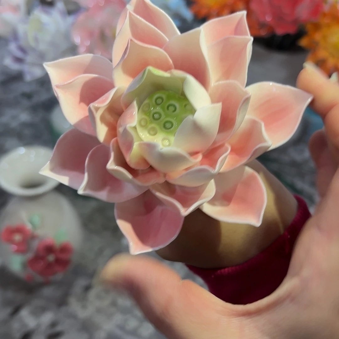 陶瓷花拍满20元发货，退款的拉黑