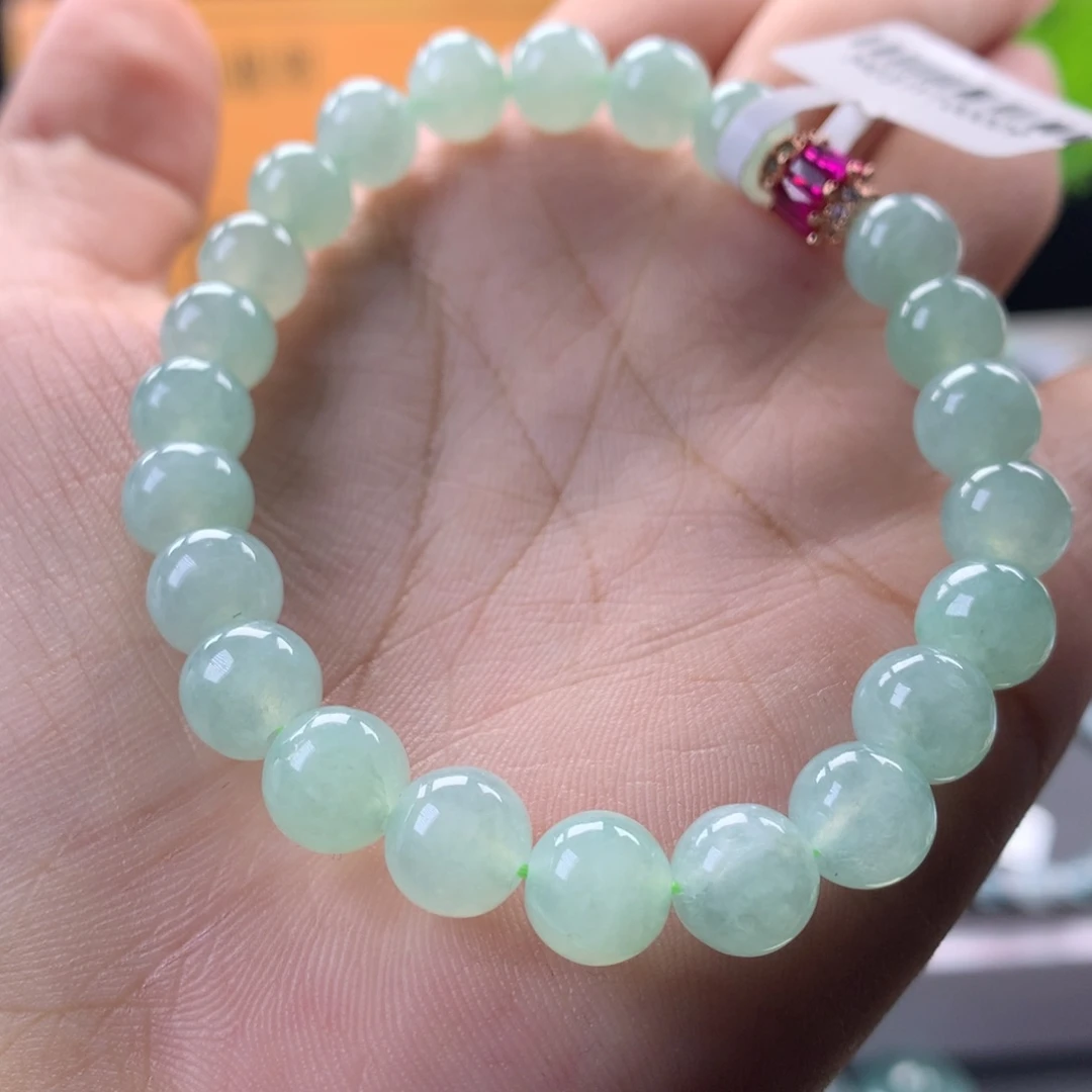 翡翠未镶嵌手链卡8