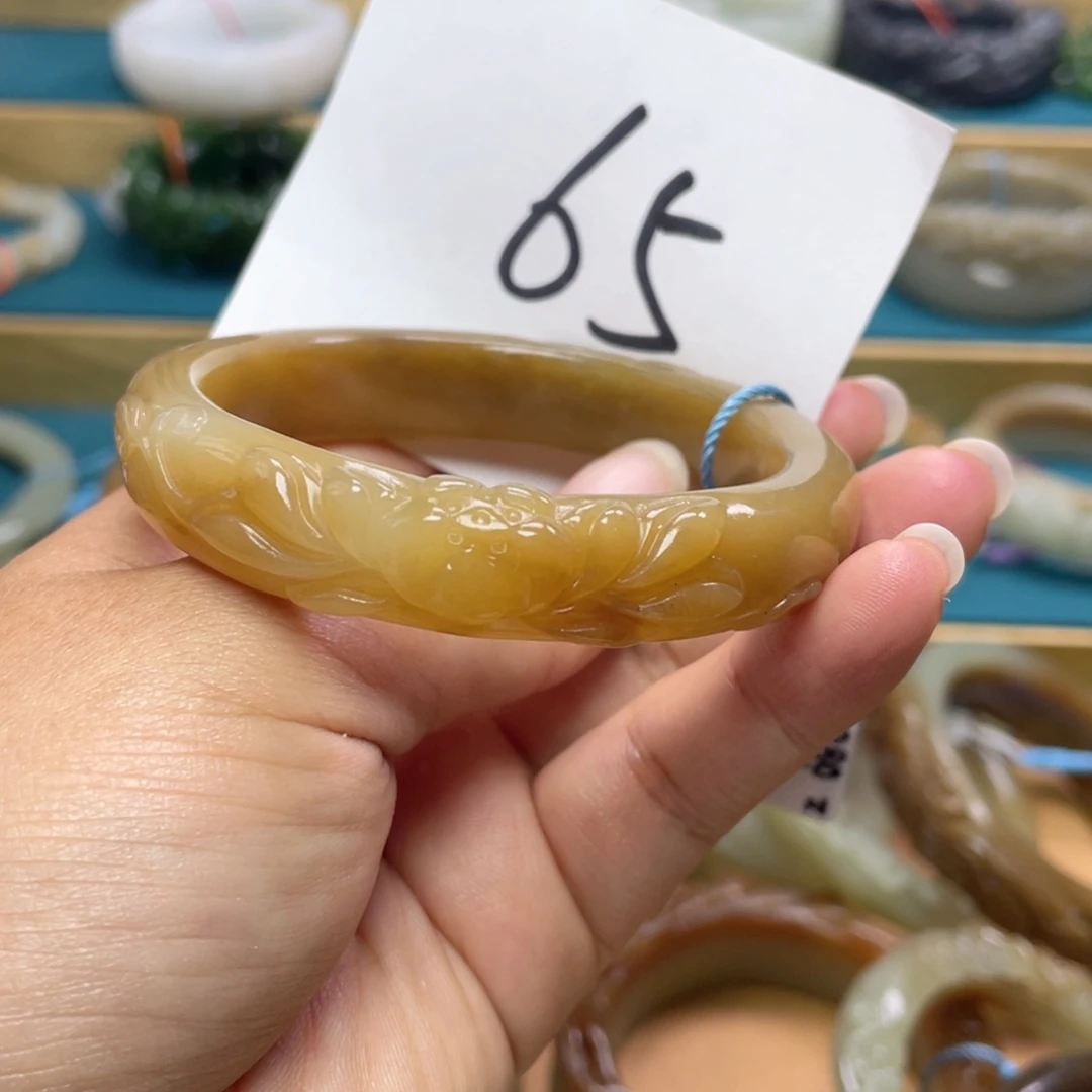 未镶嵌手镯和田玉圈口57