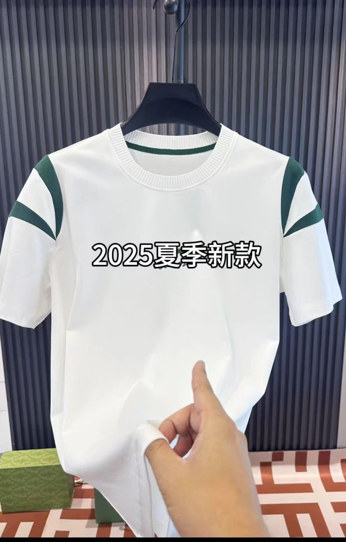 OUKE-8838-2025夏季新款T恤明星私服男女同款(19)