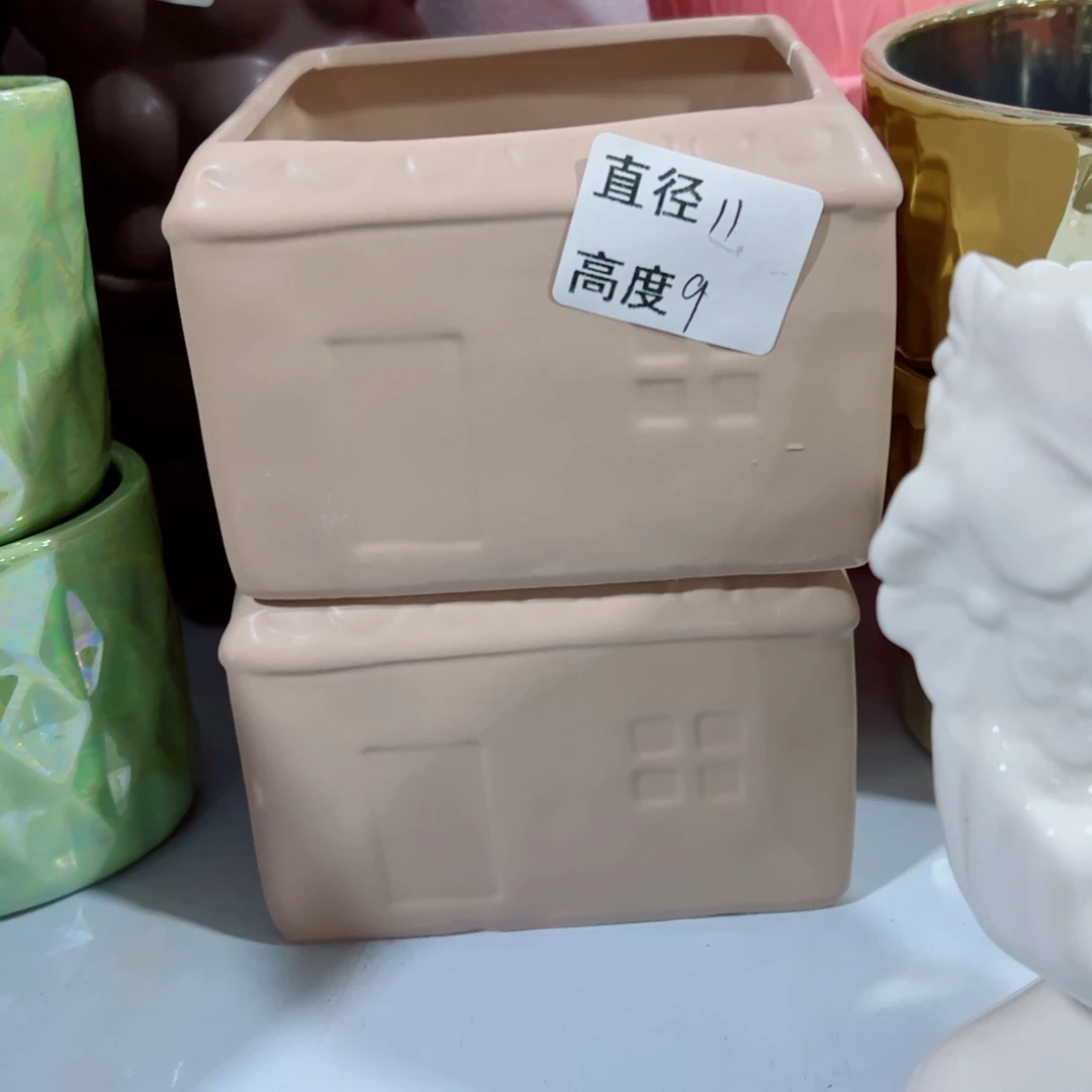 有孔陶瓷花盆，满10米包邮发货