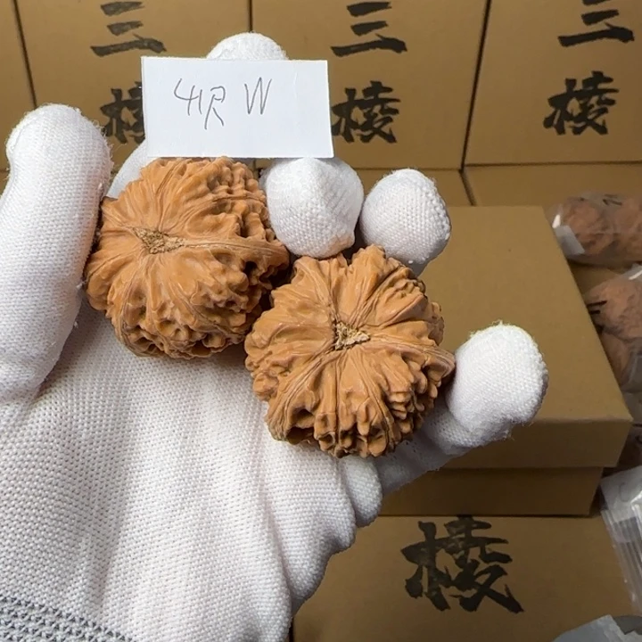 文玩核桃吊坠简单包装41尺玉龙三棱