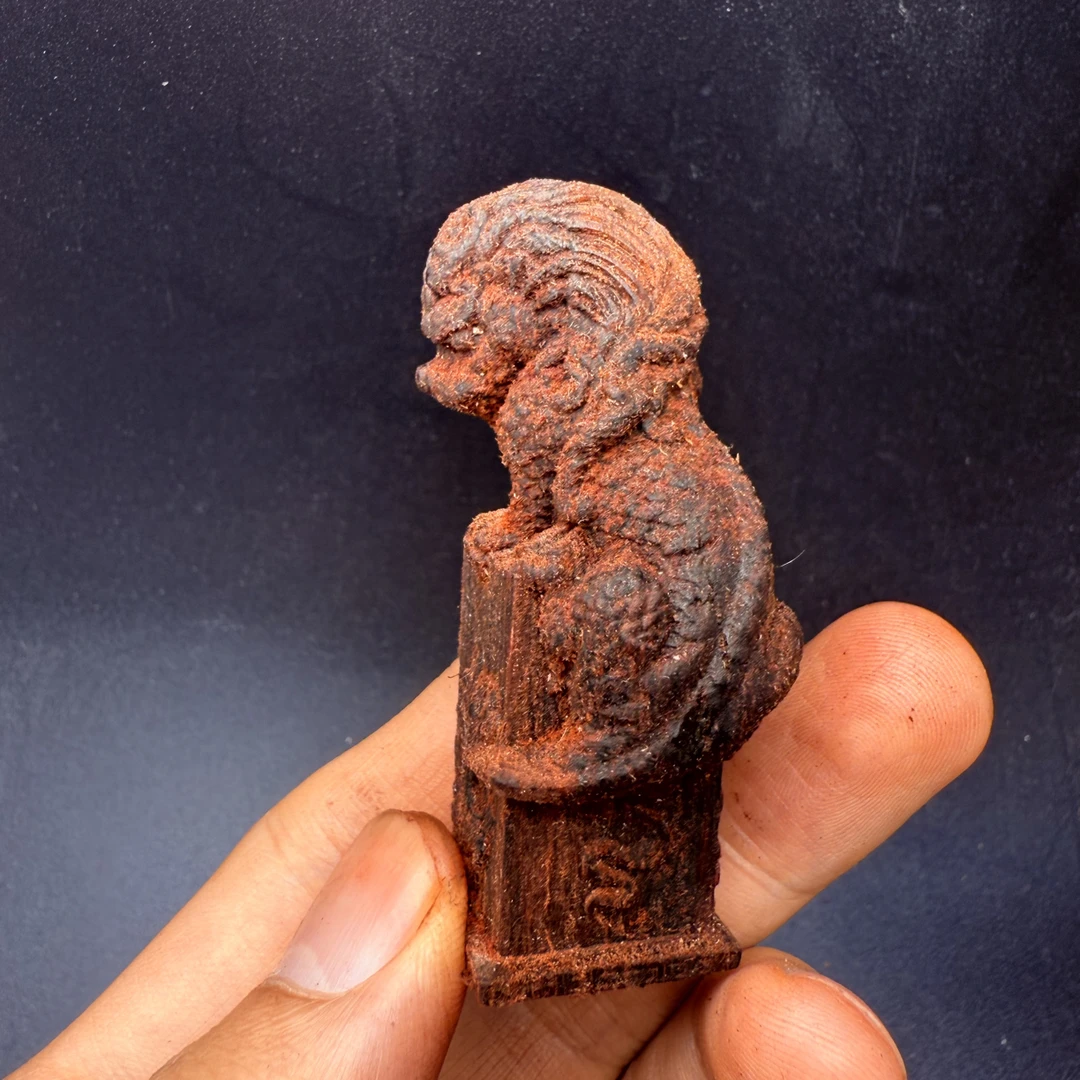 【5.0雕刻】小叶降真香  五太子神兽 精工雕刻6.0cm