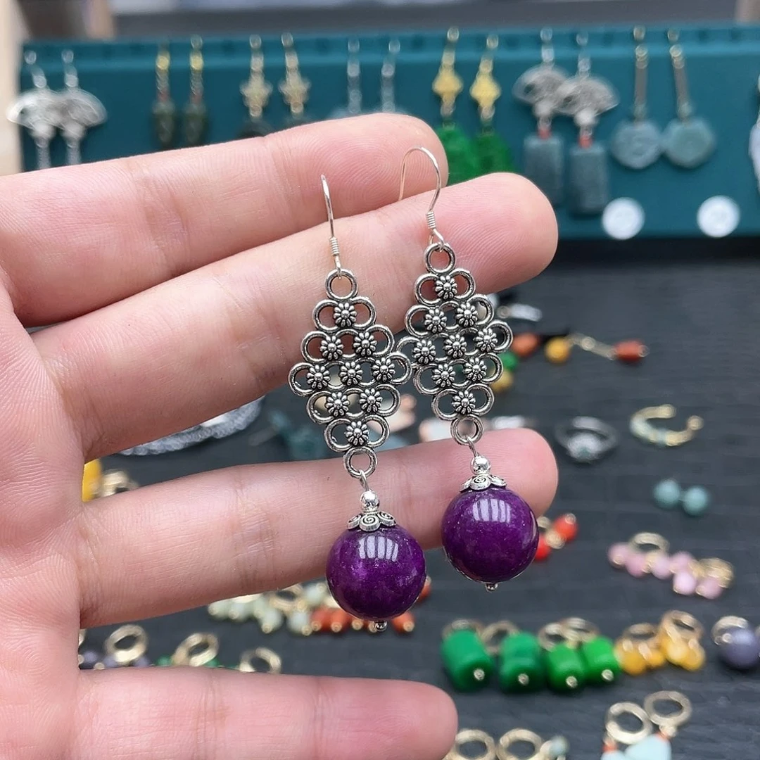 未镶嵌翡翠耳饰00874