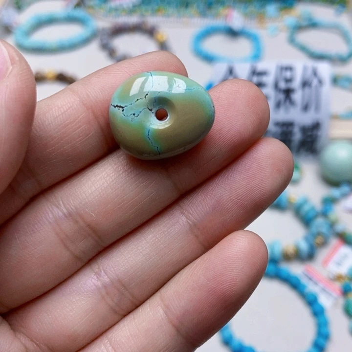 绿松石未镶嵌挂件78