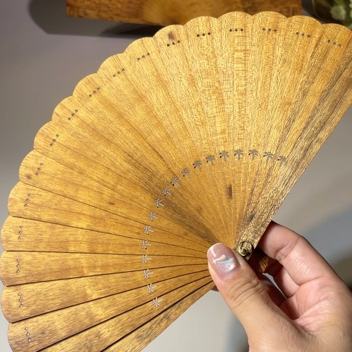 金丝楠苏扇金丝楠折扇15