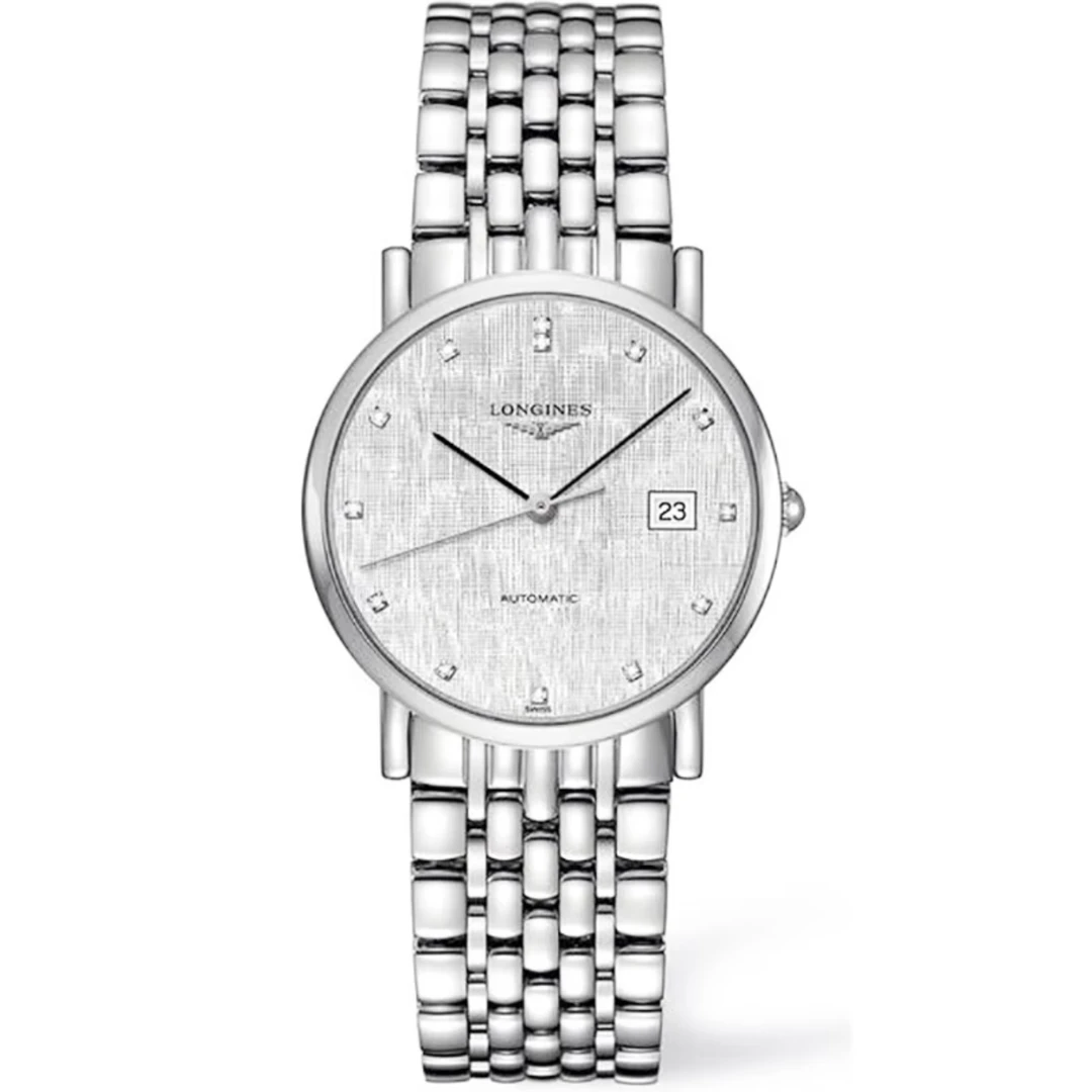 99新 Longines/浪琴 博雅809/34.5全自动机械腕表/瑞士时尚经典