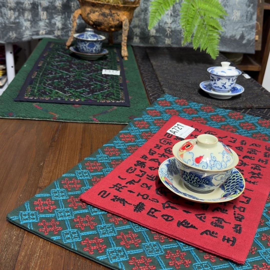 4 都是一张价格三十六纺茶垫