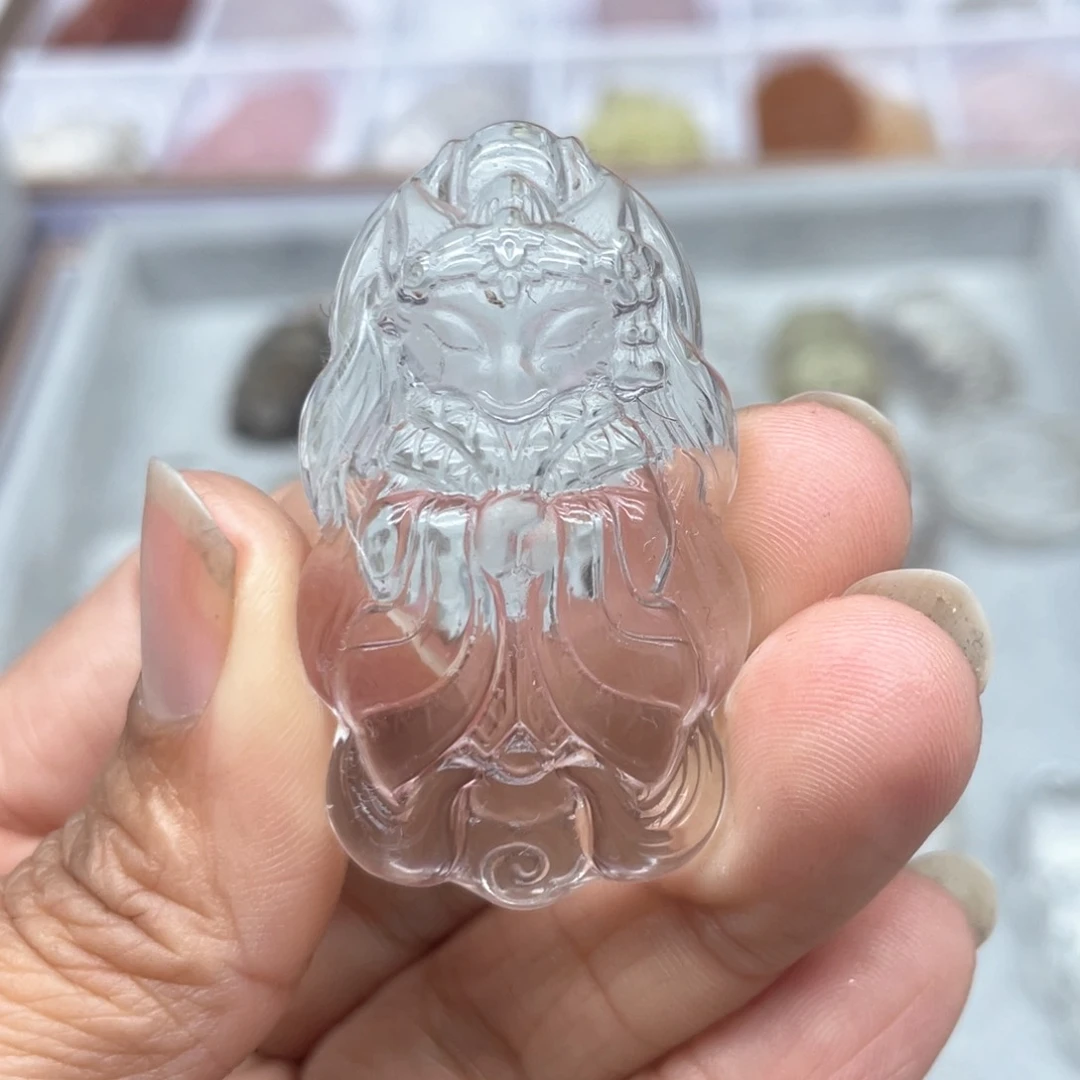 水晶吊坠(不含链)未镶嵌