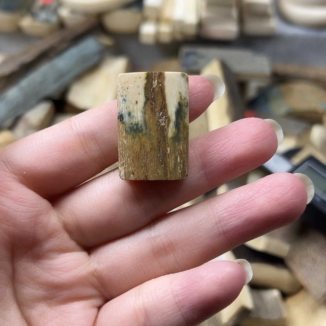 猛犸象牙手串/手链/手镯猛犸原材料边角料大块料