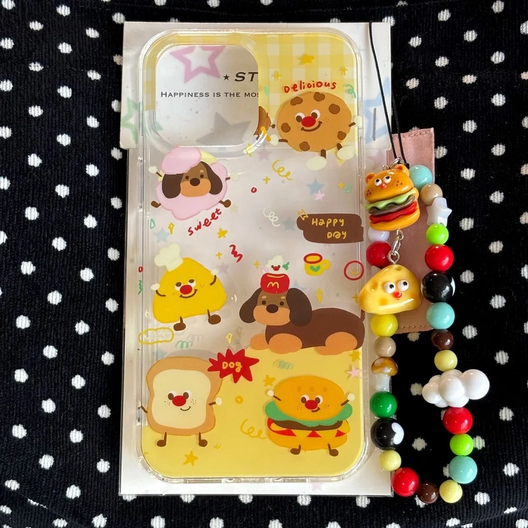 面包狗适用苹果16/15手机壳iphone13pro12女14小米oppo华为vivo