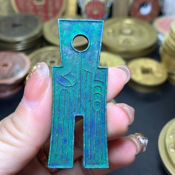铜现代工艺品翻砂铸造货布