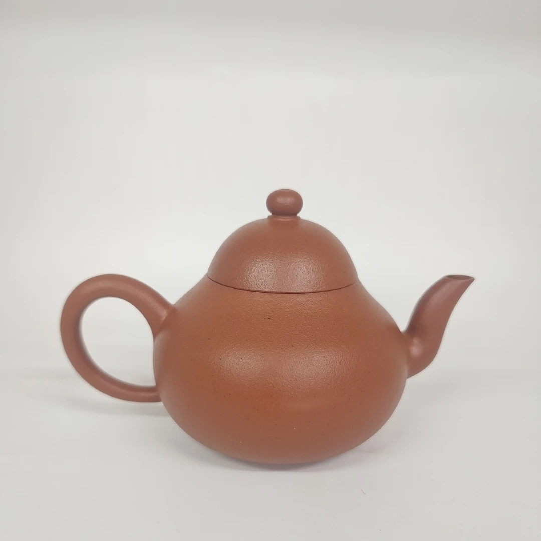 福利品   微瑕原矿小红泥全手精工梨形壶功夫茶具170cc
