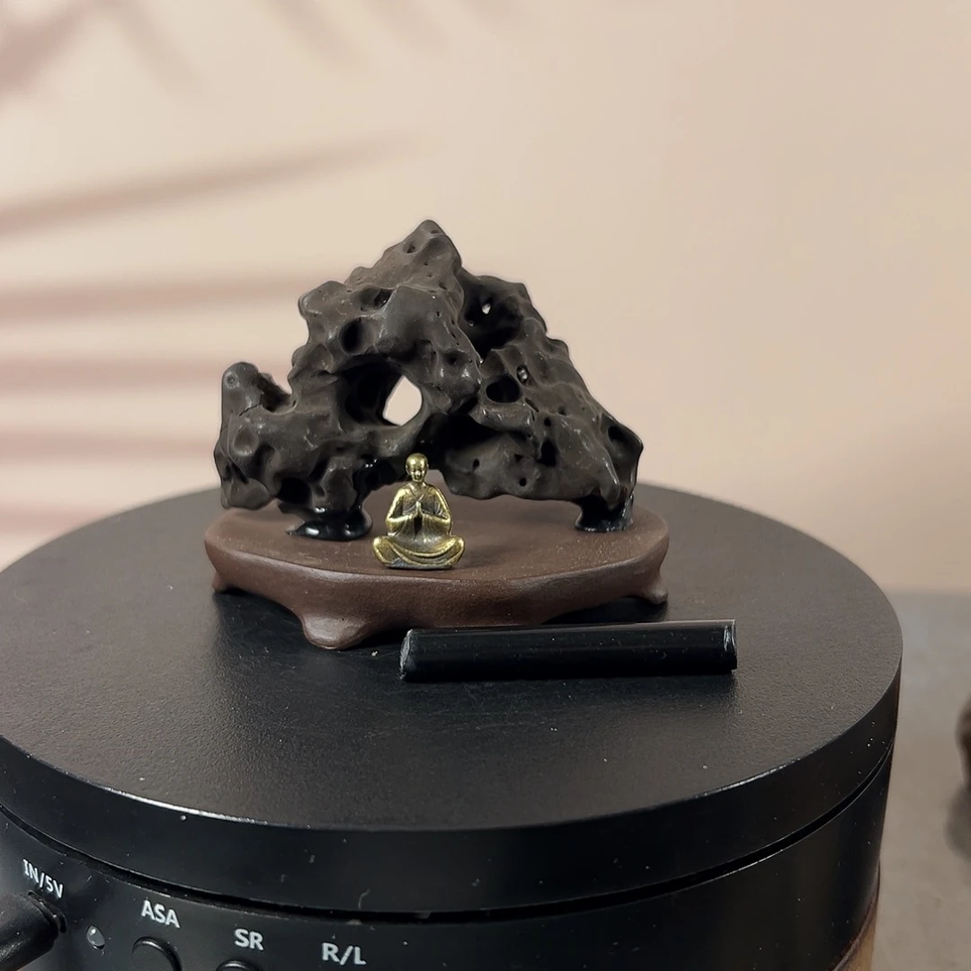 小***侩紫泥太湖水石茶台摆件