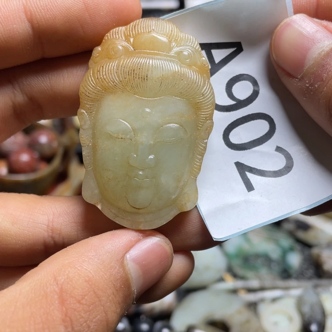 和田玉（糖玉）挂件未镶嵌