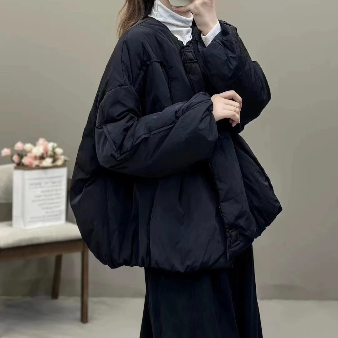 小静家 【88173】新中式国风复古重工刺绣羽绒服