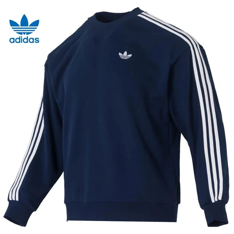 adidas阿迪达斯【吾】三叶草男子运动休闲卫衣套头衫KG3899