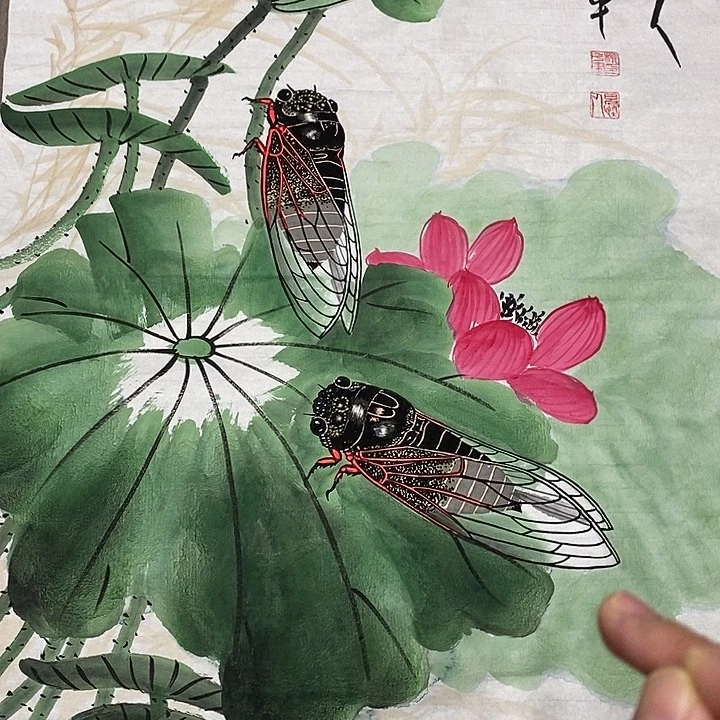 手绘国画作品欣赏作品