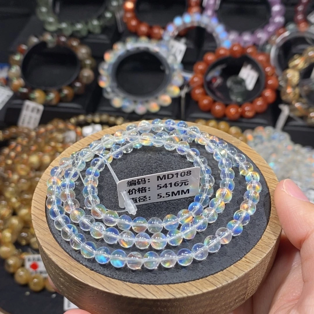 未镶嵌月光石手链MD108#5.5mm