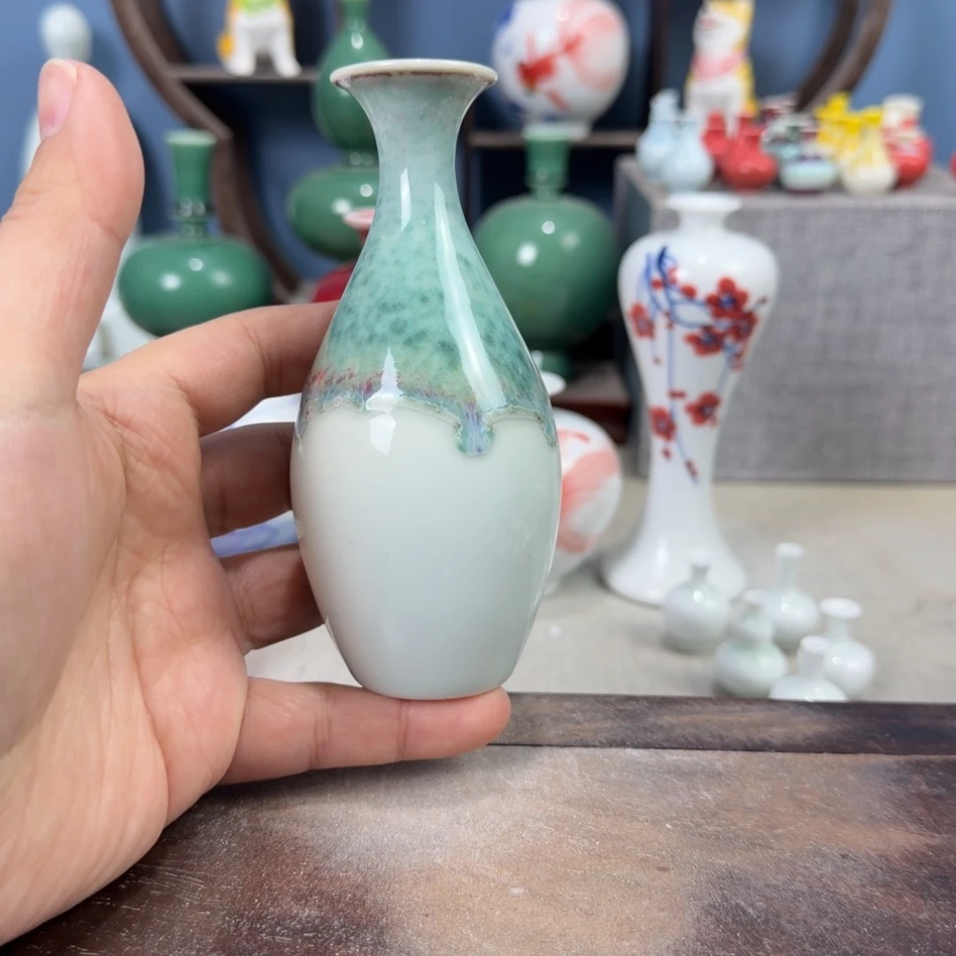 陶瓷手工小花器摆件