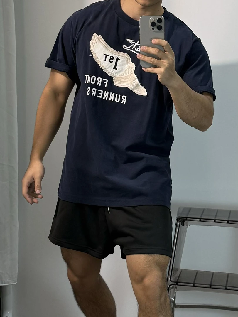 A & Fitch 经典飞翅刺绣短袖！