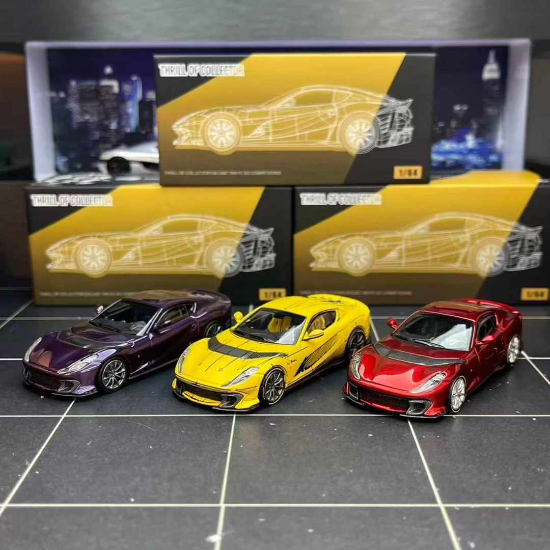 TOC富美1:64跃马812C 812超跑 赛车收藏摆件FE812C合金汽车模型